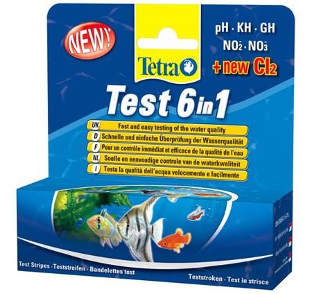 Tetra Test 6 in 1, 25 шт